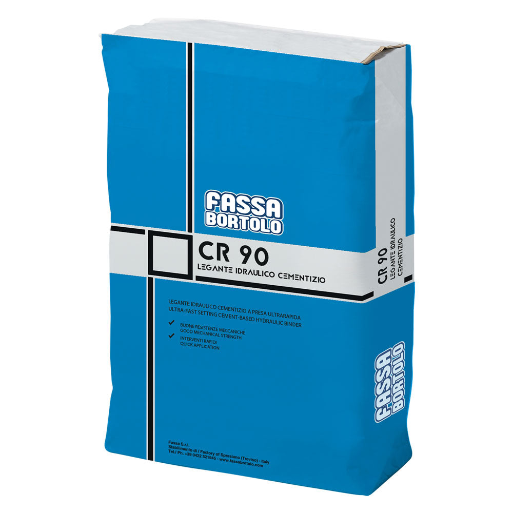 Legante idraulico cementizio Fassa Bortolo CR90 grigio da 5 kg a presa rapida