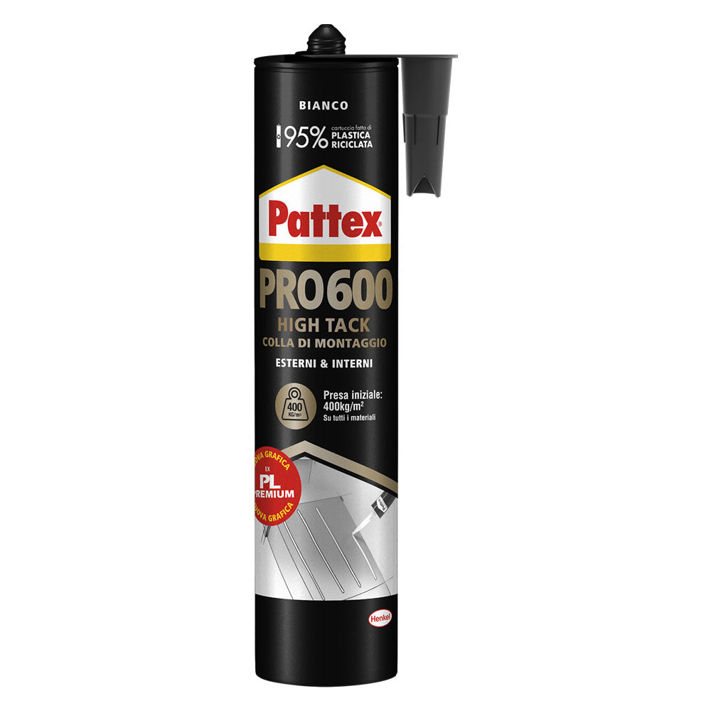 Pattex Adesivo di Montaggio Pro 600 a forte presa da 440 gr Immagine principale del prodotto