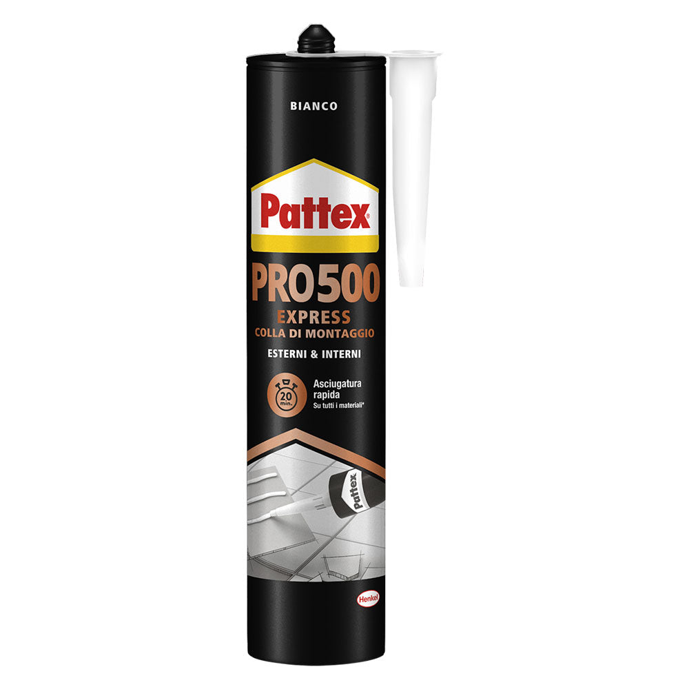 Adesivo di montaggio Pattex PRO 500 bianco rapido da 440 gr Immagine principale del prodotto