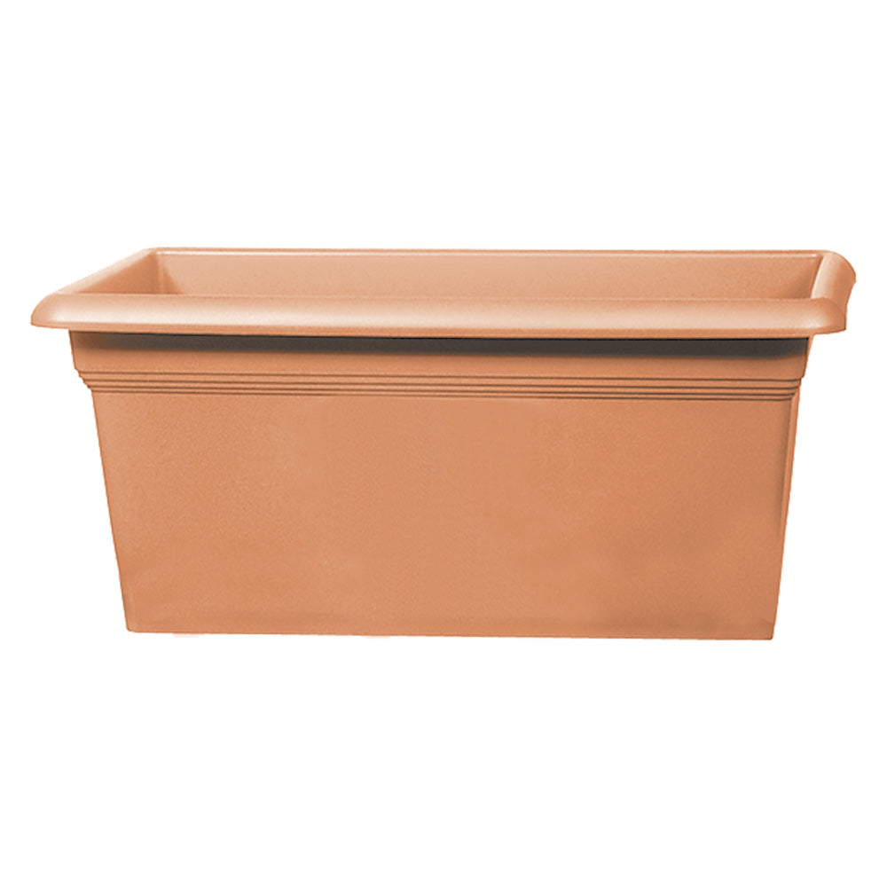 Fioriera rettangolare maxi in polipropilene 100x45x40 cm da 110 litri per esterni e giardino