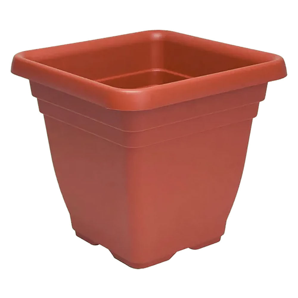 Fioriera quadra Laurus in polipropilene 30x30x28 cm per piante da interno ed esterno