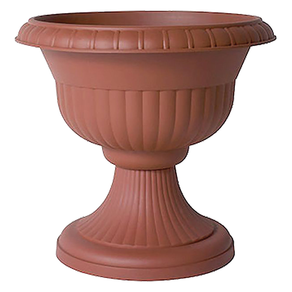 Vaso con supporto in plastica color coccio Ø 30 x h.30 cm da 6,5 litri Artplast