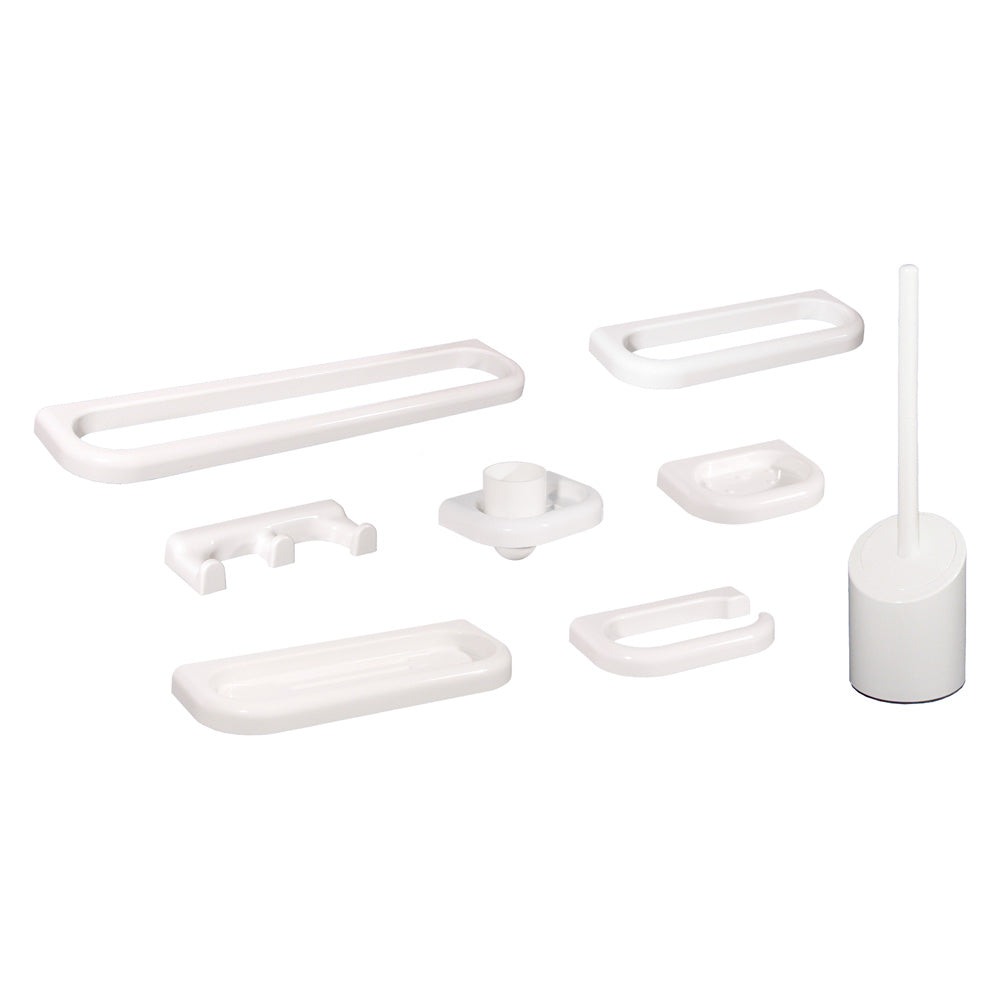 Set da bagno 9 pezzi in ABS antigraffio