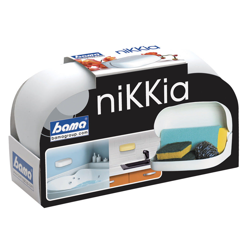 Contenitore portaspugne richiudibile Nikkia in plastica salvaspazio 22x12,5x7 cm Immagine principale del prodotto