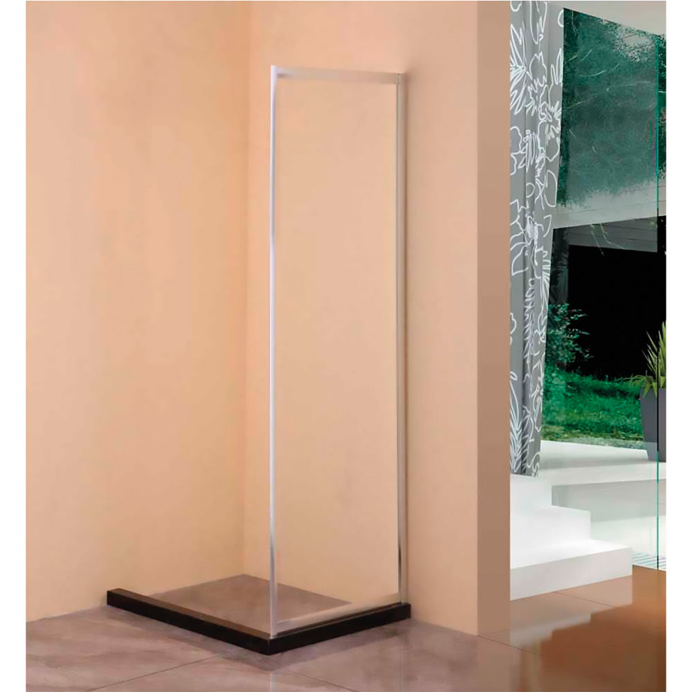 Pannello fisso box doccia linea Diamante in cristallo temperato 6 mm 80xH185 cm Immagine principale del prodotto