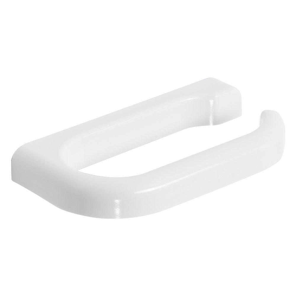 Porta rotolo bagno in ABS bianco con appendibile 20x11 cm Immagine principale del prodotto