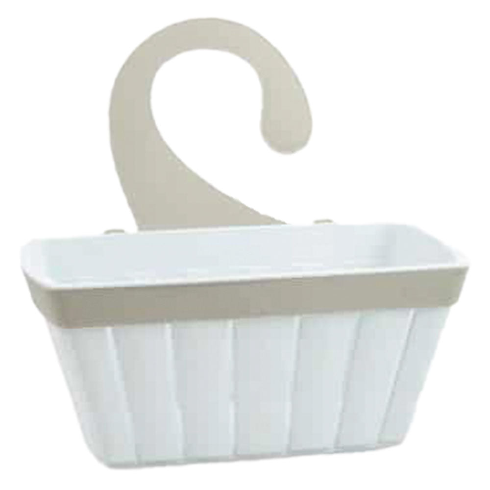 Cestello appendibile per doccia Doga bianco 27,5x13,3x26 cm