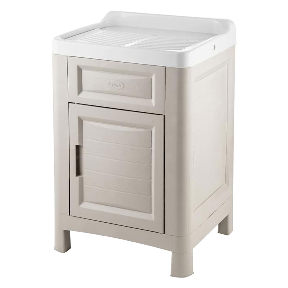 Mobile lavatoio ad anta singola in resina 60 x 51 x h.89 cm