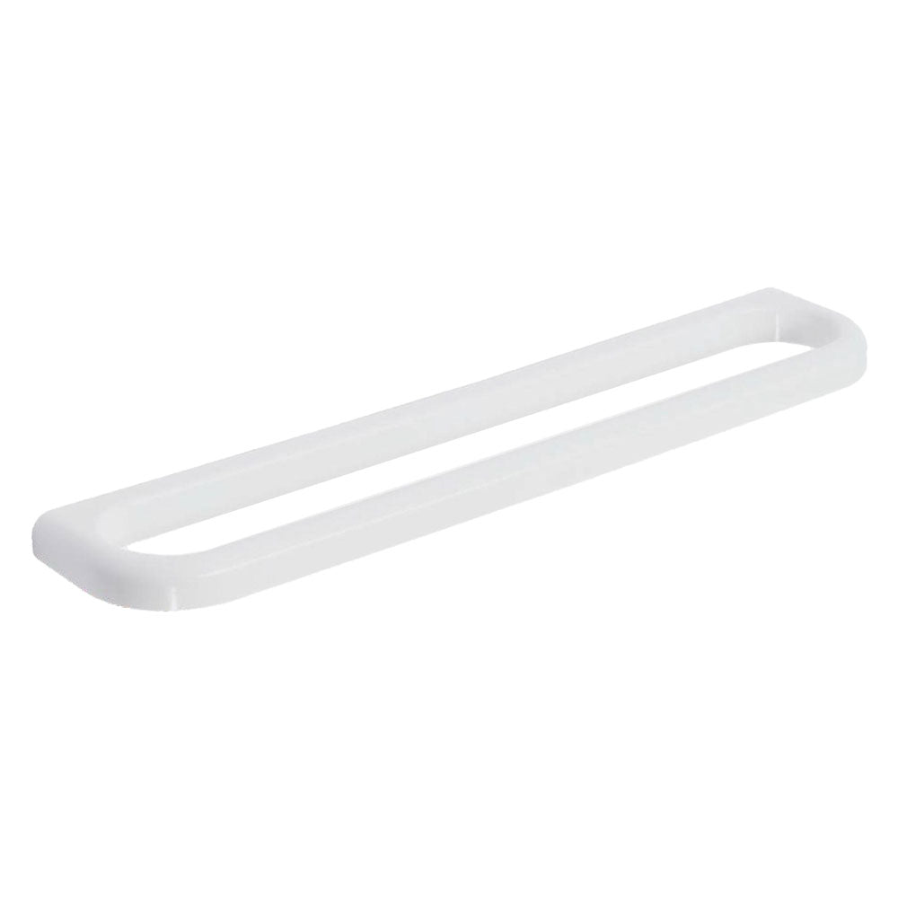 Porta asciugamani Linea in ABS e Durolite bianco da 56 cm per bagno Immagine principale del prodotto