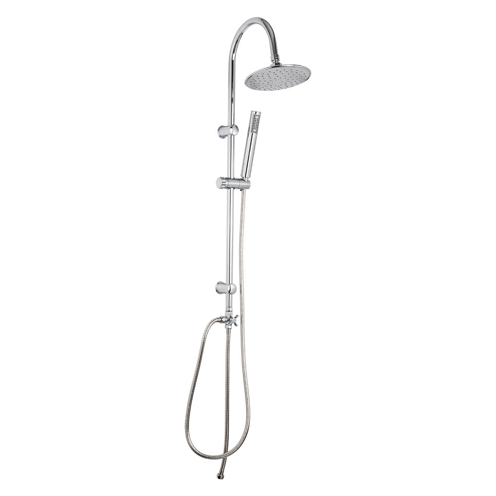 Saliscendi per doccia Starter h 70 cm con soffione e doccetta monogetto