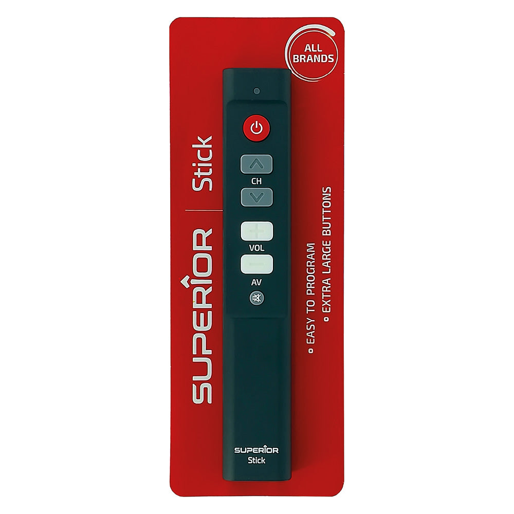 Telecomando universale autoapprendente Superior STICK con tasti grandi Immagine principale del prodotto