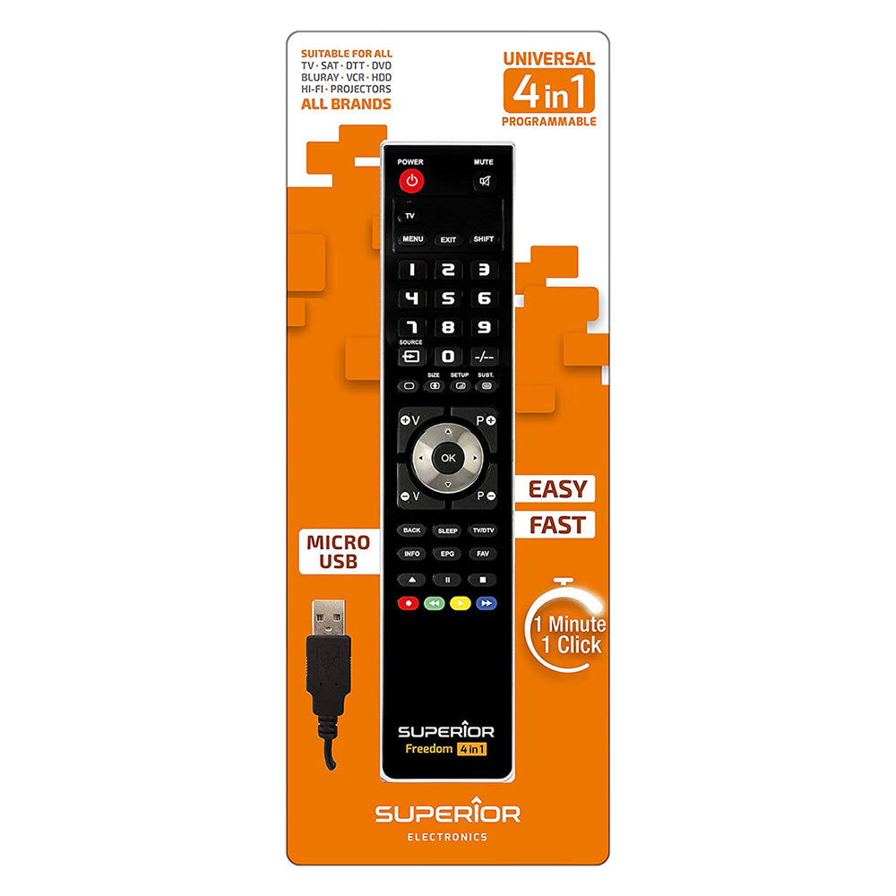 Telecomando universale USB Freedom 4 in 1 Superior