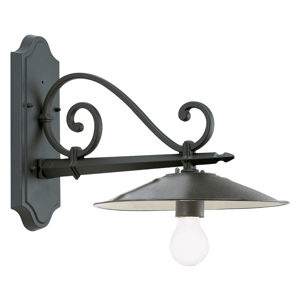 Applique media da esterno Antique Sovil in alluminio grigio IP43 da 25W Immagine principale del prodotto