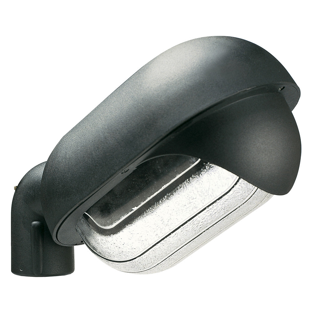Lanterna testa-palo Residence nera 60W in termoplastico e vetro 31x25x24 cm per esterni Immagine principale del prodotto