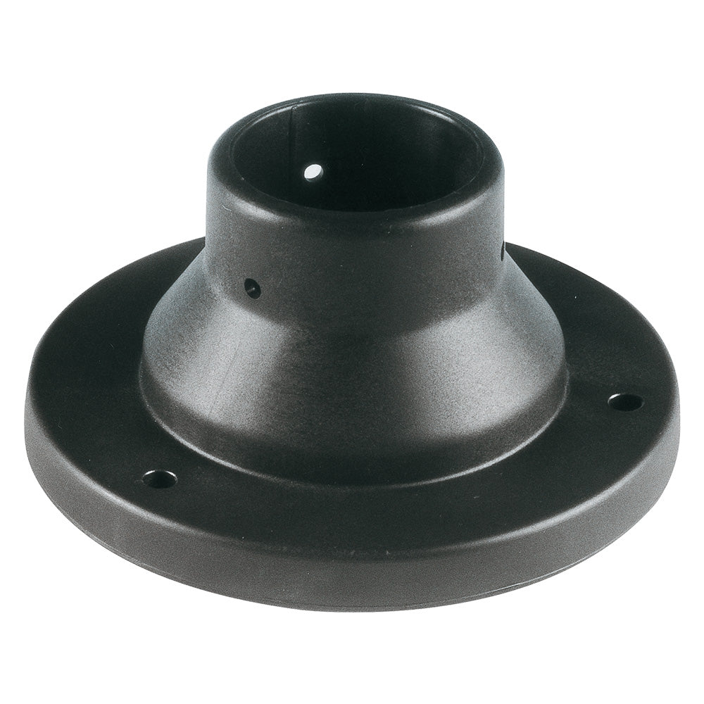 Base per palo lanterna in termoplastico nero Ø 60 mm per illuminazione esterna