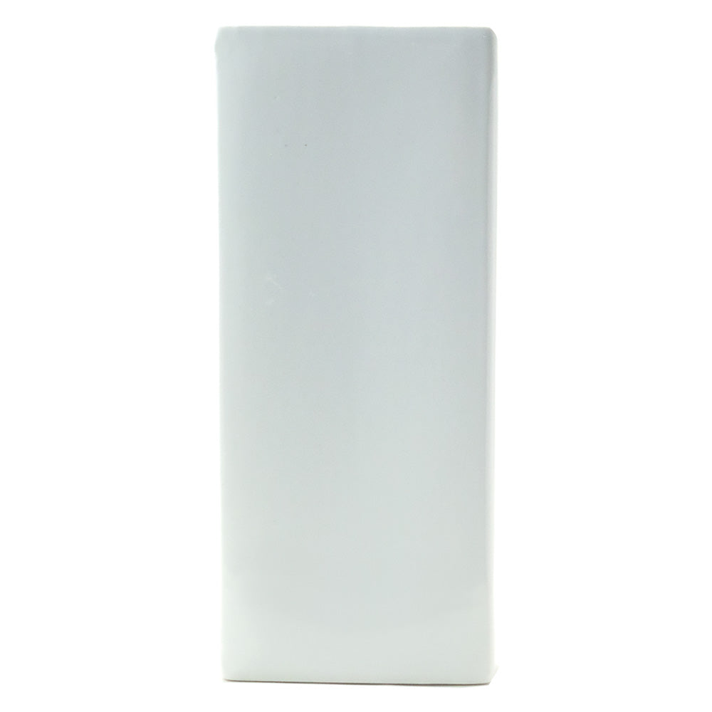 Umidificatore in ceramica liscio bianco Il Coccio per termosifoni