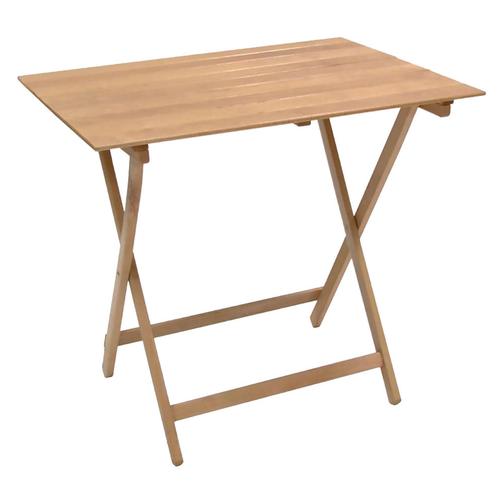 Tavolo in legno pieghevole Pic Nic naturale 60x100 cm