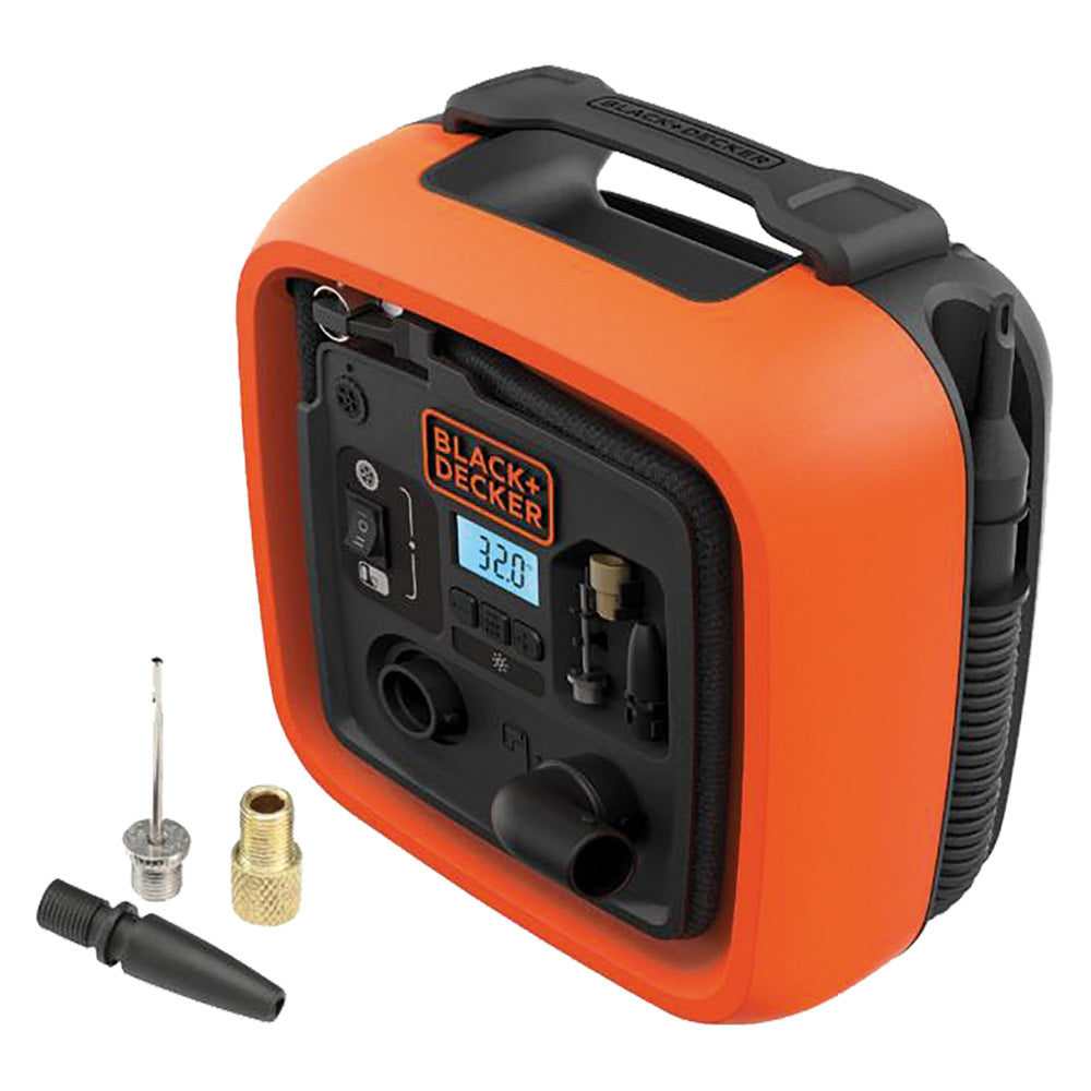 Compressore portatile BLACK DECKER ASI400-XJ da 12V e 160 PSI con display digitale Immagine principale del prodotto