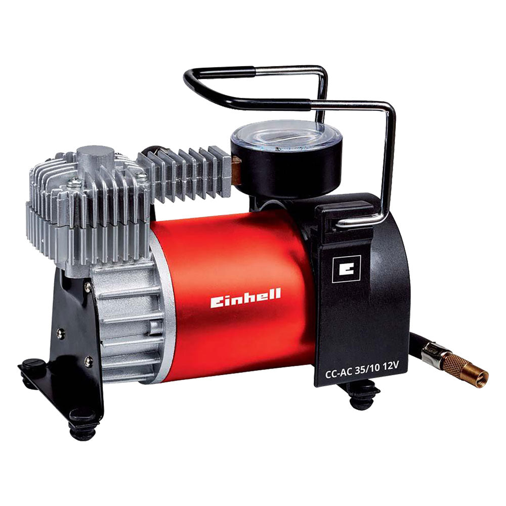 Compressore portatile EINHELL CC-AC 35/10 da 12 V e 8 bar per pneumatici e gonfiatrici