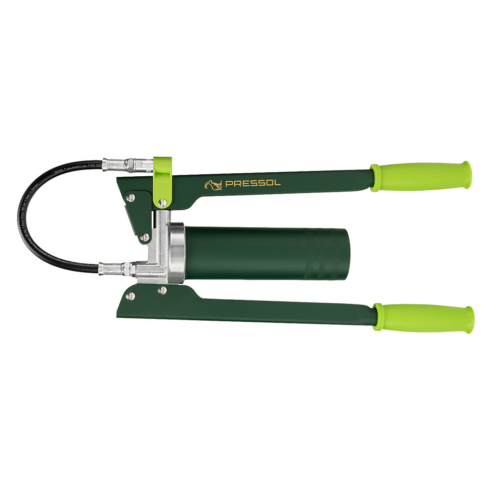 Compressore per ingrassaggio Pressol Easy Fill verde M10x1 400 gr con tubo flessibile Immagine principale del prodotto
