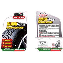 etichetta mafra black 3 plus nero gomme