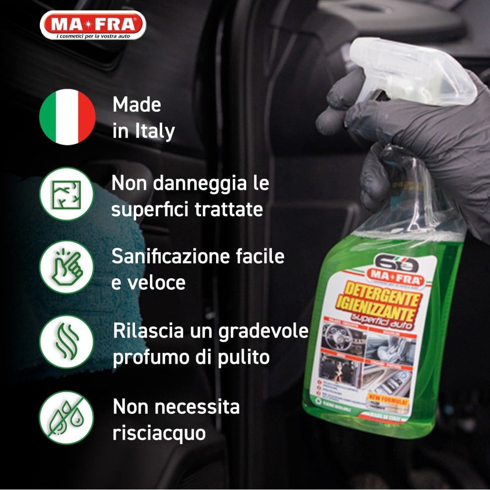 Ma-Fra Detergente Igienizzante Superfici Auto 500 ml Immagine secondaria del prodotto