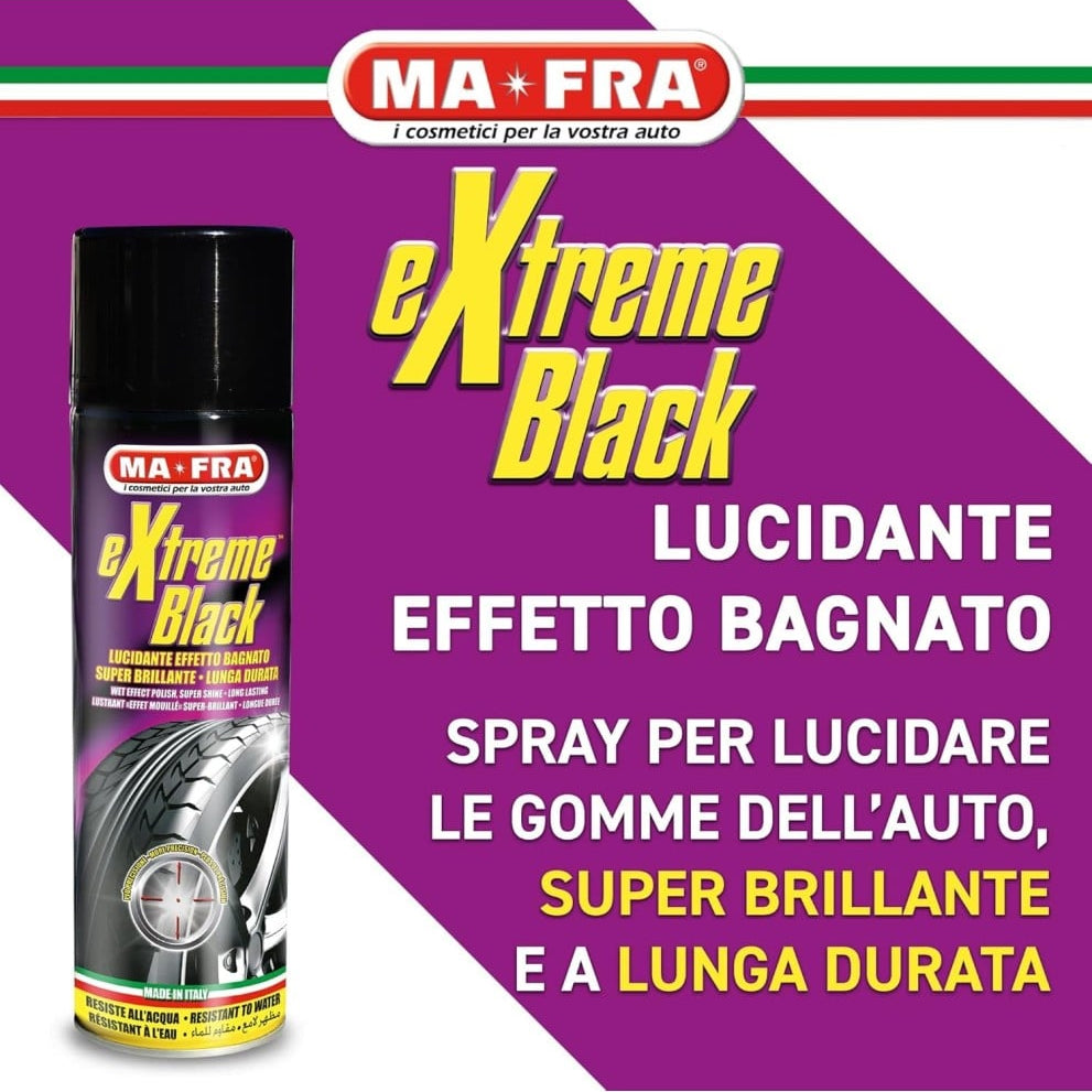 Ma-Fra Extreme Black Nero Gomme Spray 500 ml Immagine secondaria del prodotto