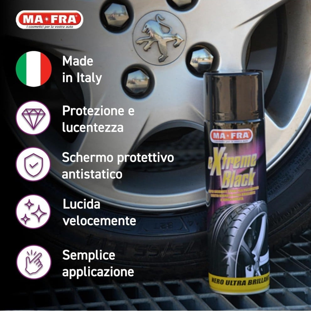 mafra nero gomme spray protezione gomme