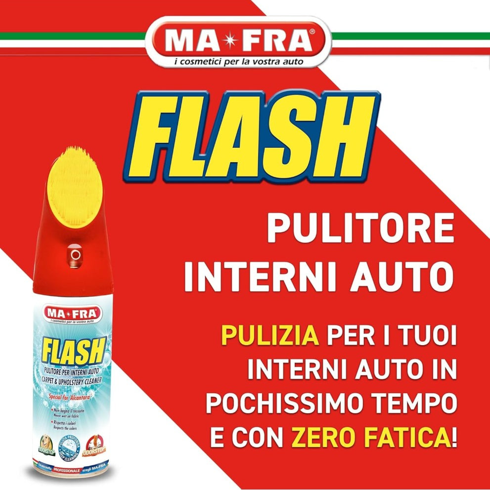 Ma-Fra Flash Detergente Tappezzeria Auto 400 ml Immagine secondaria del prodotto