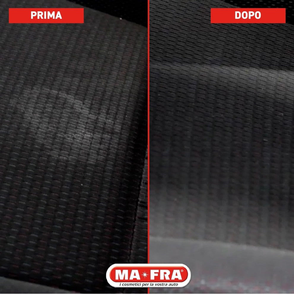 pulire la tappezzeria dell'auto senza fatica e acqua