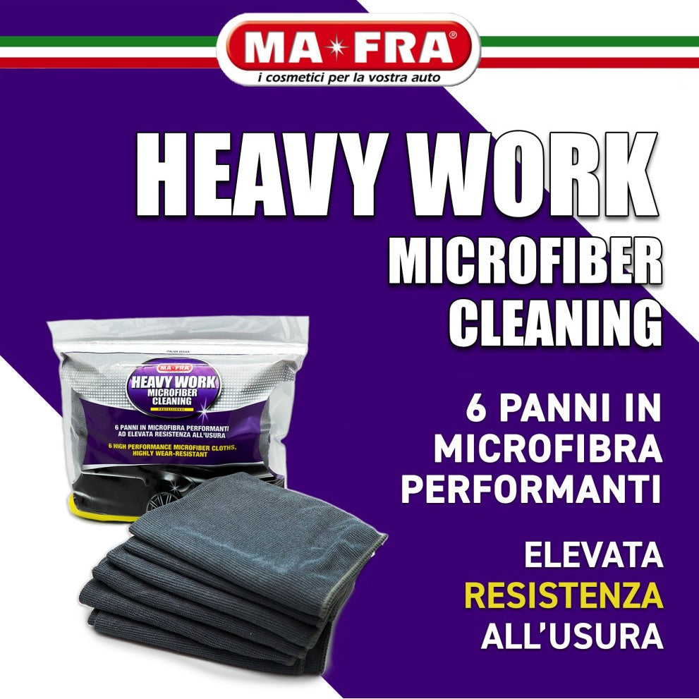 Ma-Fra Heavy Work Panni in Microfibra 6 Pezzi Immagine secondaria del prodotto