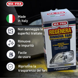 rimuove le impurità e non danneggia le superfici trattate