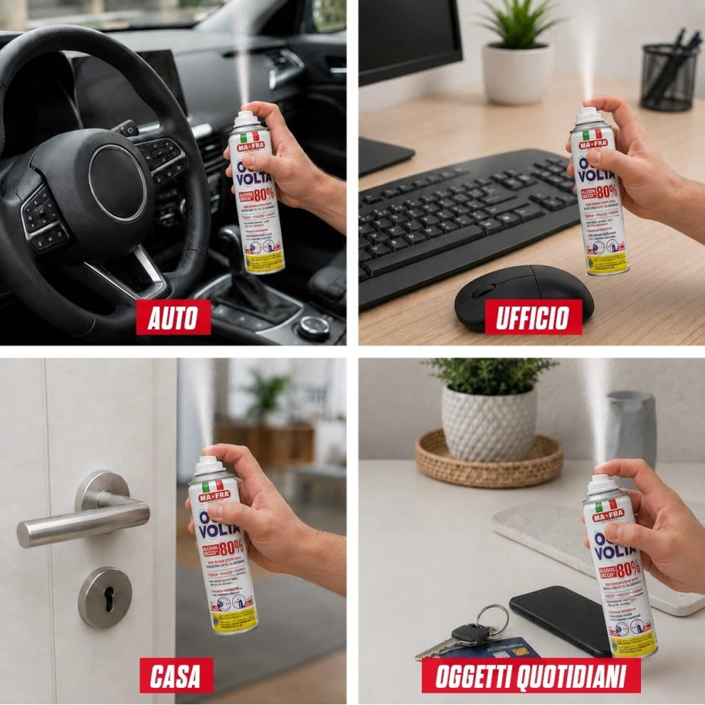 mafra ogni volta igienizzante per auto, ufficio, casa e oggetti