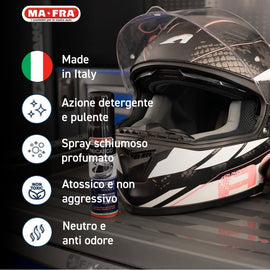 pulicasco con azione detergente e pulente, non aggressivo