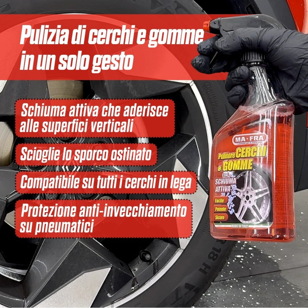 Ma-Fra Pulitore Cerchi e Gomme Auto Spray 500 ml Immagine secondaria del prodotto