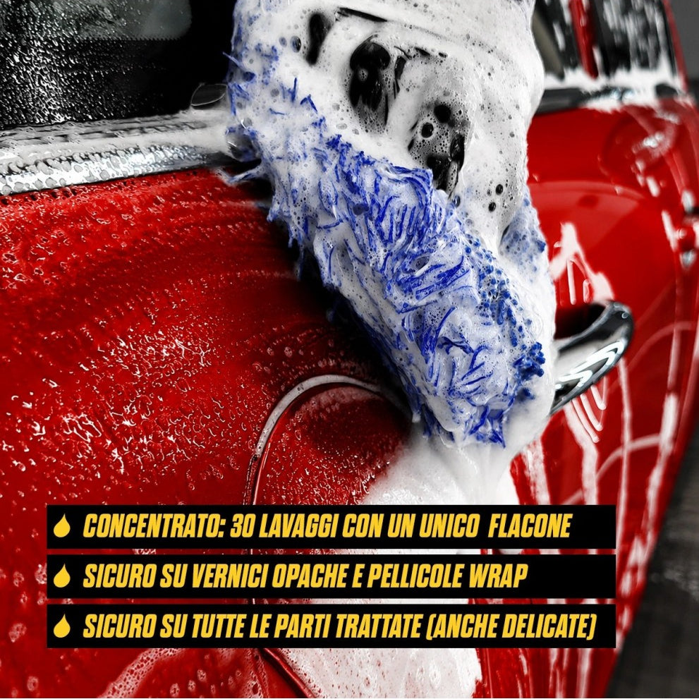 shampoo per auto concentrato