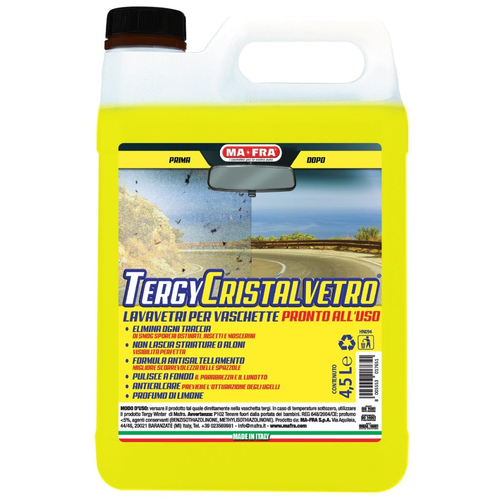 liquido lavavetri per vaschetta tergicristalli da 4500 ml