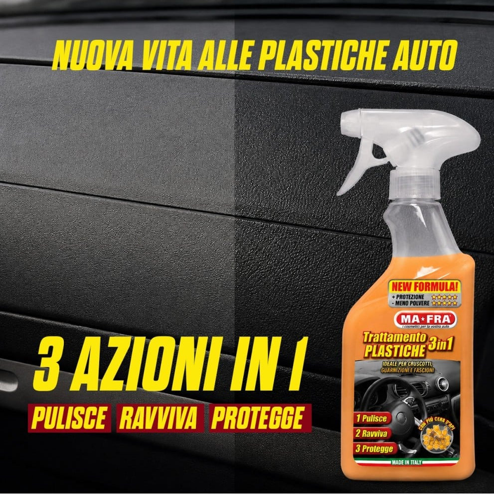 nuova vita alle plastiche auto con mafra trattamento 3in1 plastica
