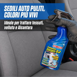 sedili auto puliti e colori più vivi