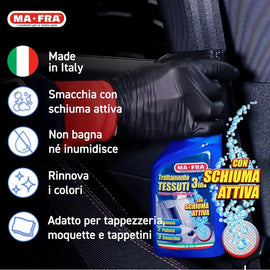 smacchia con schiuma attiva e non bagna