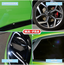 detergente per carrozzeria, cerchi, fari e vetri auto